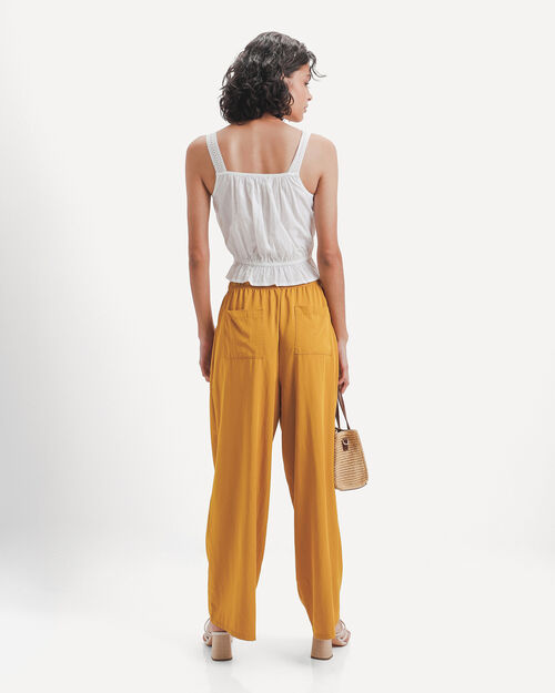 Pantal&oacute;n Straight Amarillo