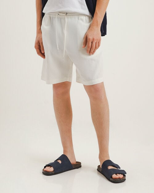 Short Blanco Textura