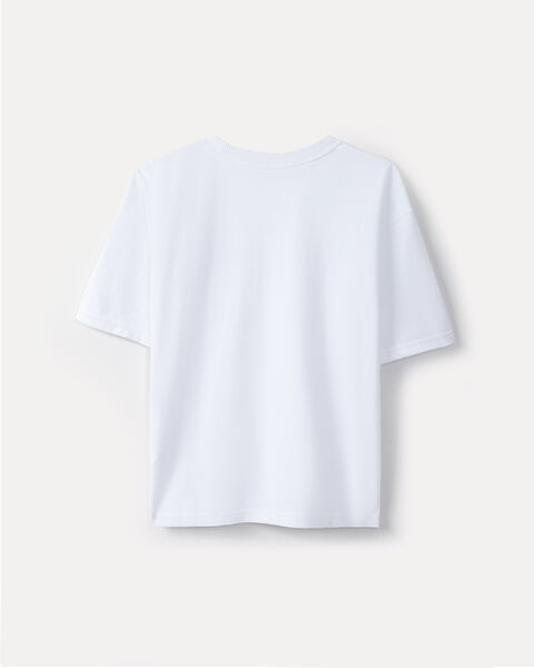 Playera Blanca Relaxed