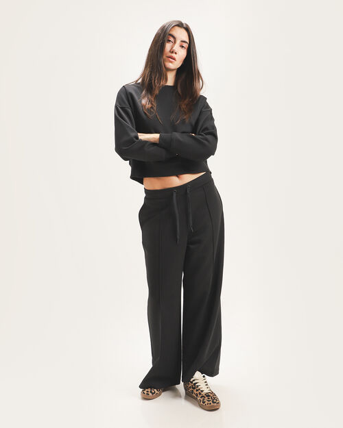 Jogger Negro Elástico Cintura