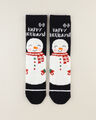 Calcetines Diseño Navideño,NEGRO