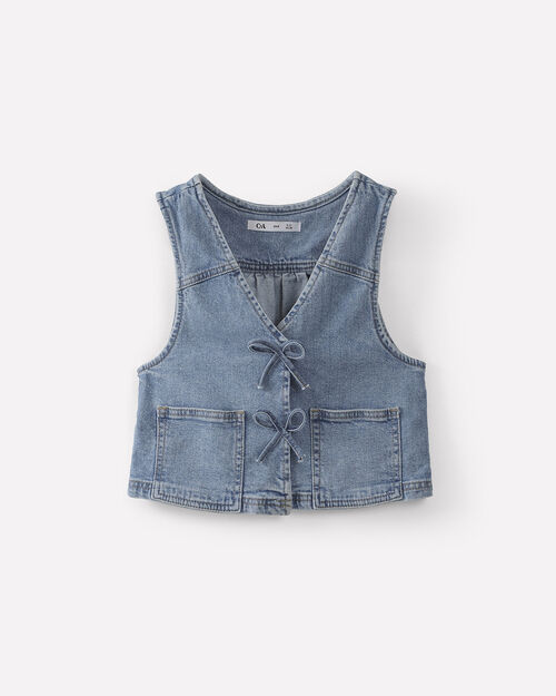 Chaleco Mezclilla Mo&ntilde;os