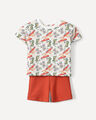 Conjunto Playera Y Short,CRUDO