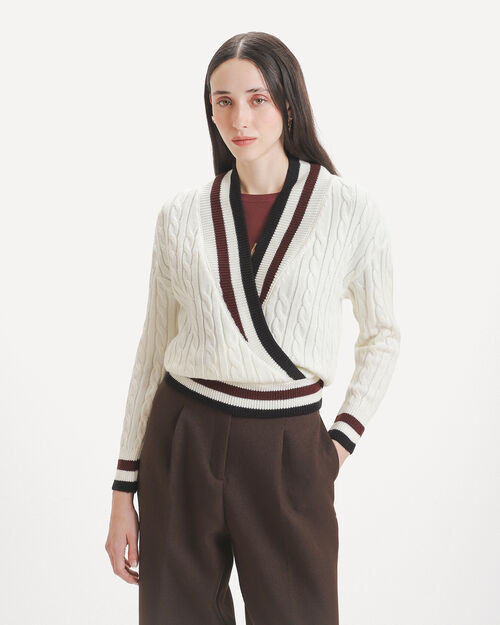 Su&eacute;ter Tejido Beige