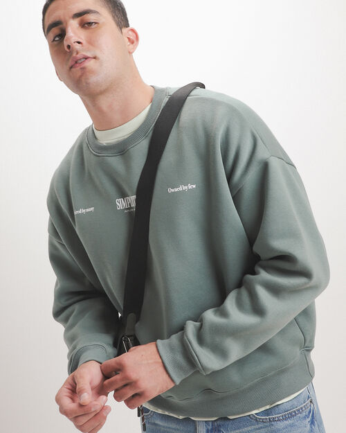 Sudadera B&aacute;sica Verde