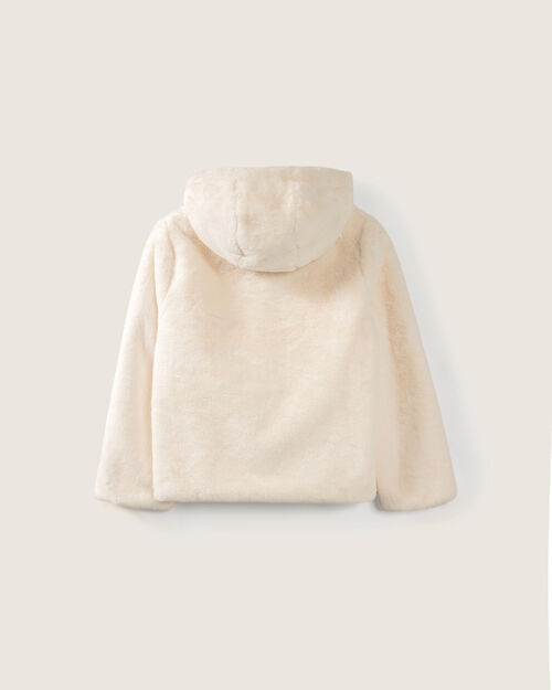 Chamarra Beige Con Textura