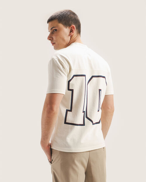 Playera Con Diseño Blanca