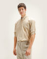 Camisa Fit Regular Olivo,ARENA