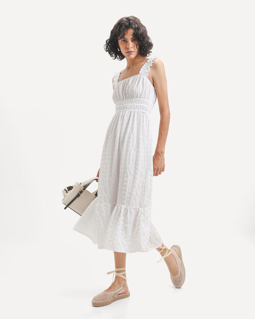 Vestido Midi Blanco