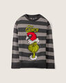 Suéter Navideño El Grinch,GRIS