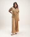 Jogger Negro Wide Leg,CAFE