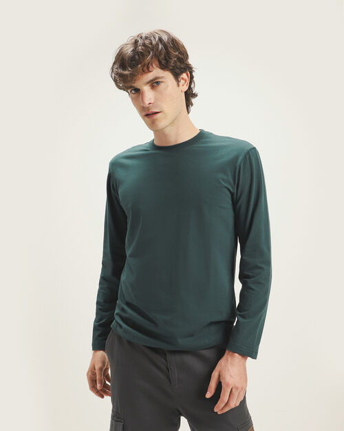 Playera Verde Manga Larga