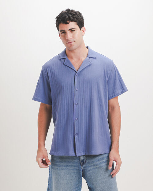 Camisa Relaxed Azul