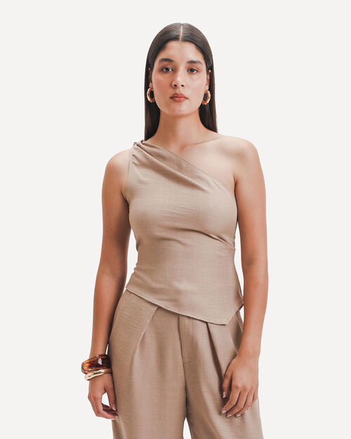 Top Beige Textura
