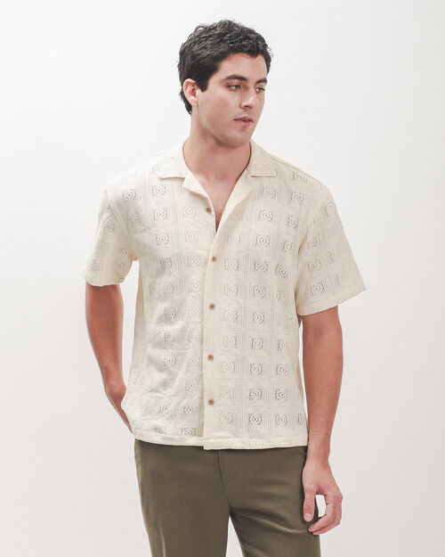 Camisa Resort Beige