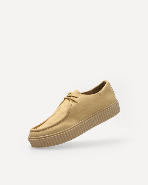 Zapato Caf&eacute; Gamuza