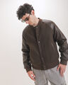 Chamarra Bomber Beige,CHOCOLATE