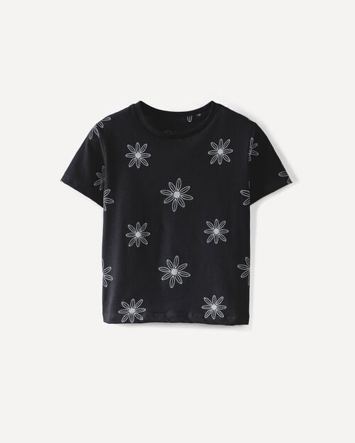 Playera Gr&aacute;fico Flores