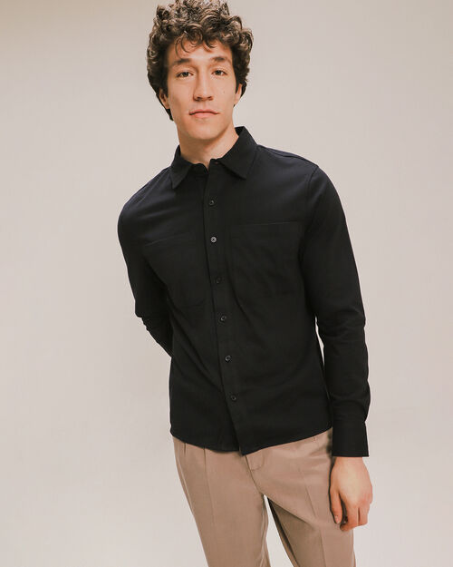 Sobrecamisa Fit Loose Negra