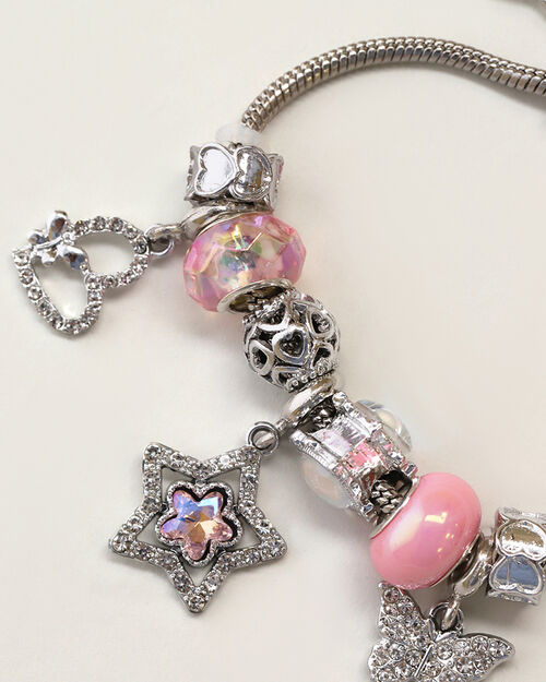 Pulsera Charms Plateada