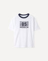 Playera Gr&aacute;fico N&uacute;mero,BLANCO P1