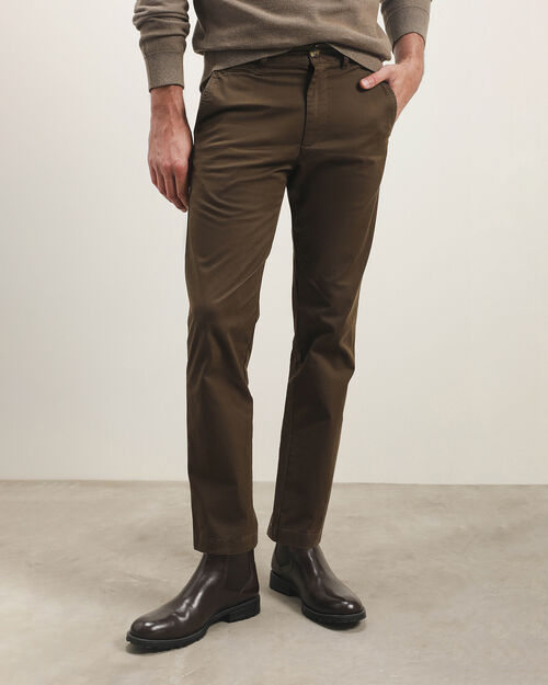 Pantalón Café Fit Slim
