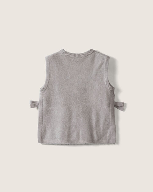 Chaleco Gris De Punto