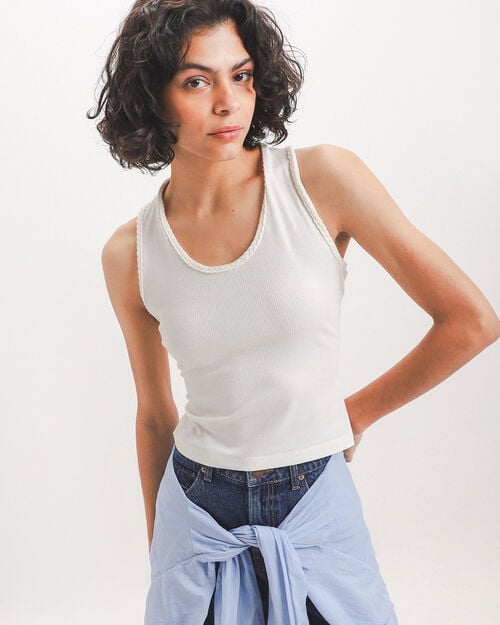 Top Tejido Blanco