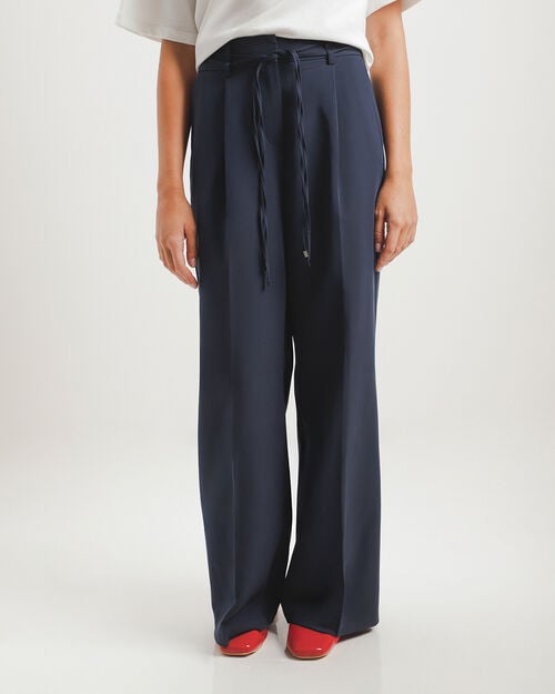 Pantal&oacute;n Azul Wide Leg