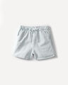 Short Pretina El&aacute;stica,AZUL ACERO