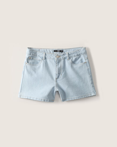 Short Mezclilla Efecto Lavado