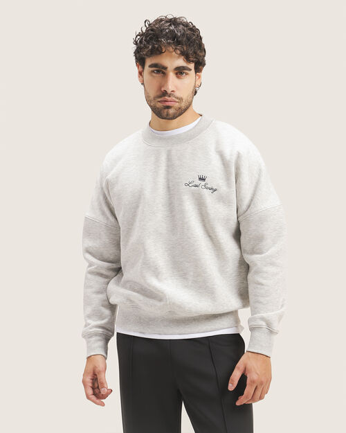 Sudadera Gris Holgada