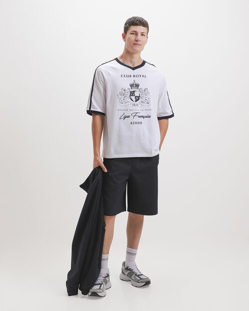 Playera Blanca Relaxed