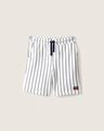 Short Blanco Rayas,BLANCO