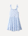 Vestido Estampado Lunares,AZUL CIELO
