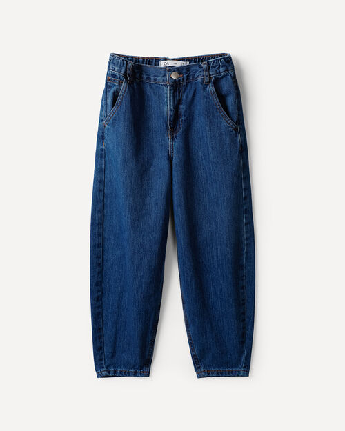 Jeans Fit Loose Azul