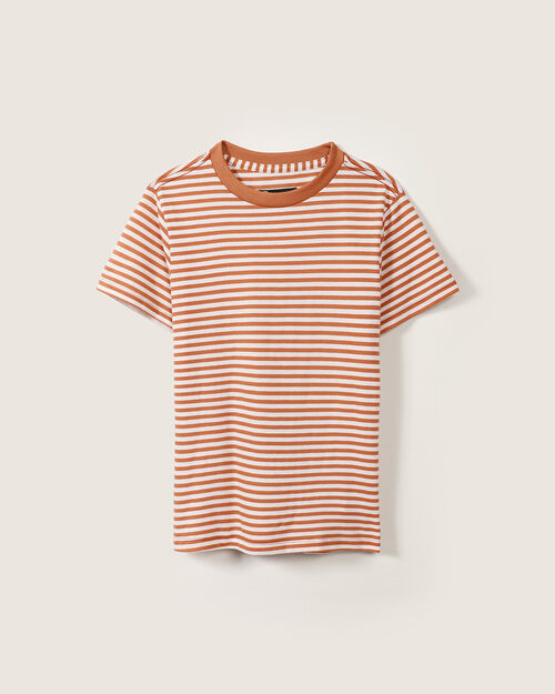 Playera Fit Regular Naranja