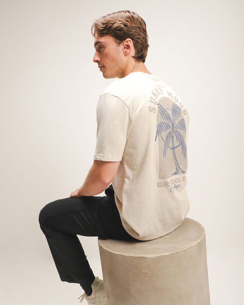 Playera Fit Regular Beige