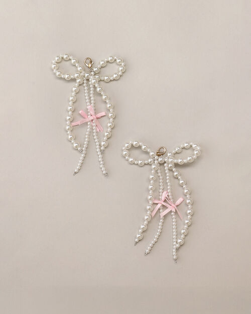 Charms Moños Rosas Calzado