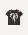 Playera Gr&aacute;fico Halloween,NEGRO
