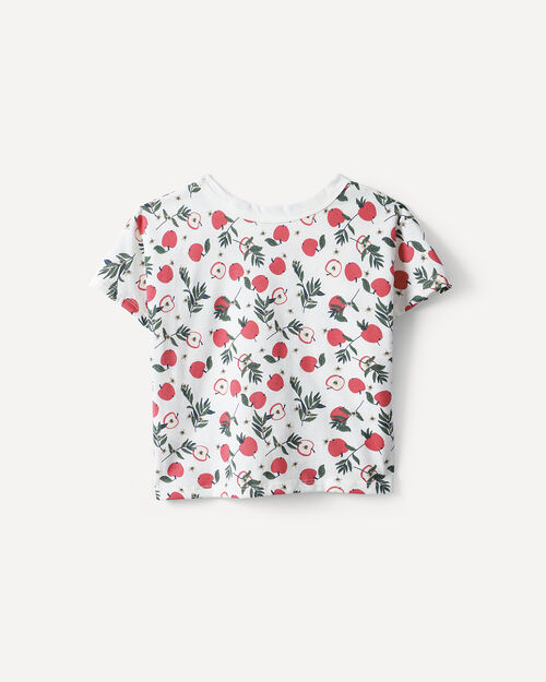 Playera Estampada Manzanas