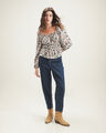 Jeans Fit Baggy Azul,VERDE OBSCURO