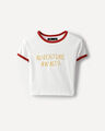 Playera Blanca Texto,MULTICOLOR