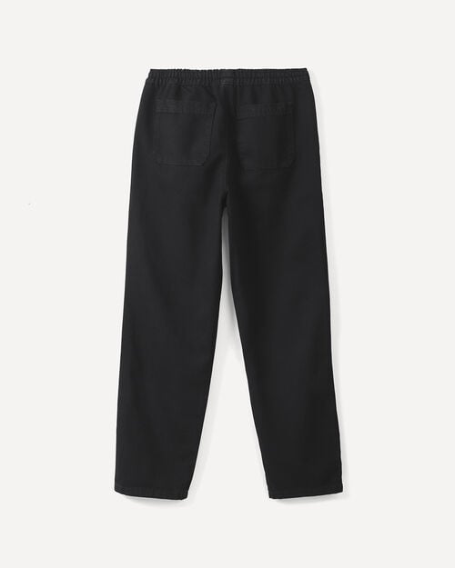 Jogger Negro Pretina El&aacute;stica