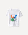 Playera Blanca Dinosaurios,BLANCO