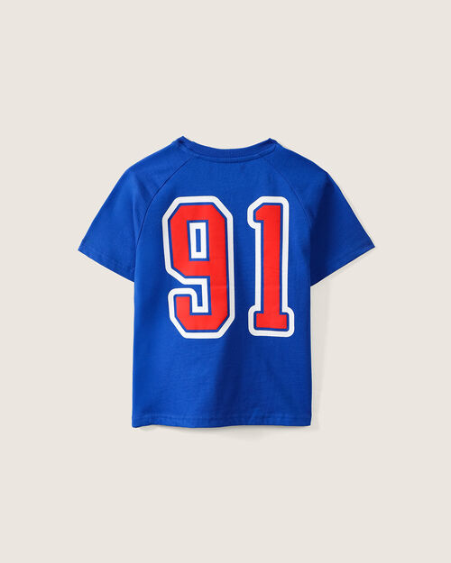 Playera Azul Con Dise&ntilde;o