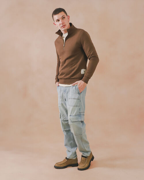 Jeans Fit Loose Cargo