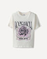 Playera Dise&ntilde;o Rock,BLANCO HUESO