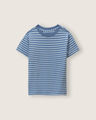 Playera Blanca Manga Corta,AZUL CIELO
