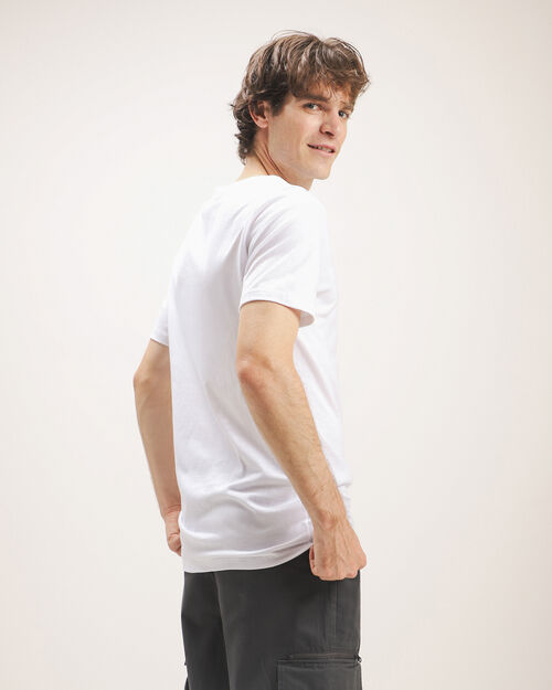 Playera Blanca Fit Slim